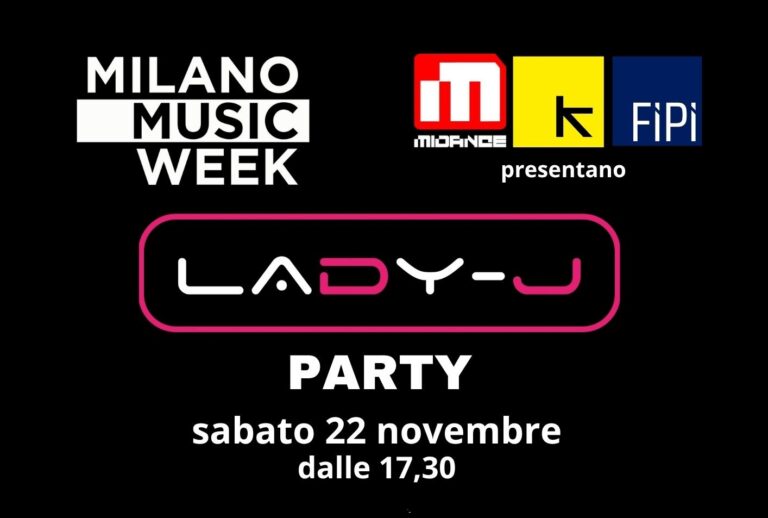 Il libro “LADY-J” presentato nel party F.I.P.I. alla Milano Music Week