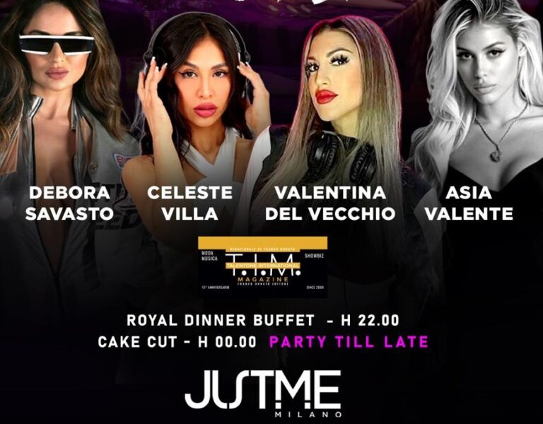 DJ Woman On The Consolle Carpet e lancio di Venus Vibes al JustMe